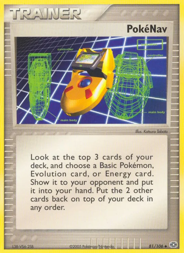Kartu PokéNav dari Emerald, nomor 81/106