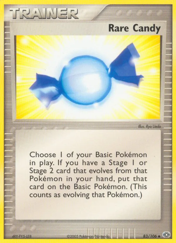 Kartu Rare Candy dari Emerald, nomor 83/106