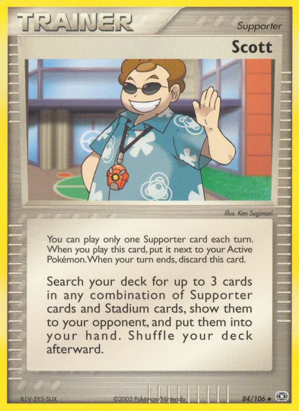 Carta Scott de la expansión Emerald, número 84/106