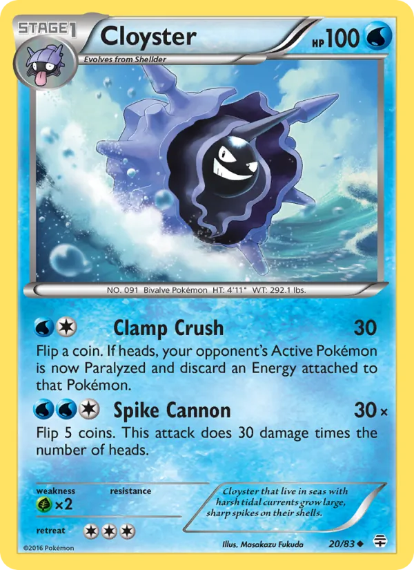 Kartu Cloyster dari Generations, nomor 20/83