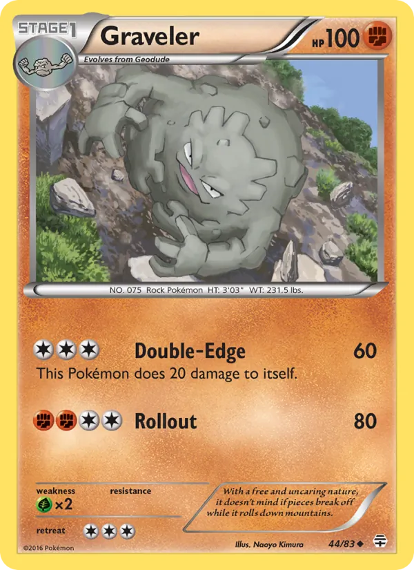 Kartu Graveler dari Generations, nomor 44/83