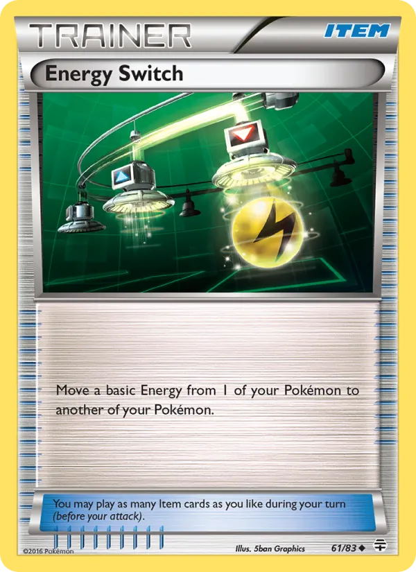 Kaart Energy Switch uit Generations, nummer 61/83
