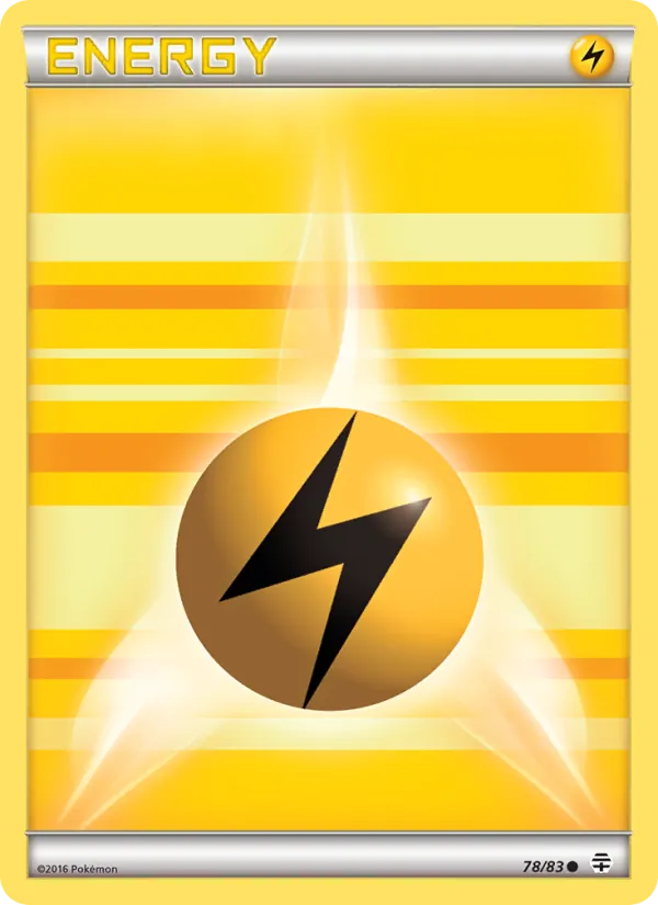 Kaart Lightning Energy uit Generations, nummer 78/83