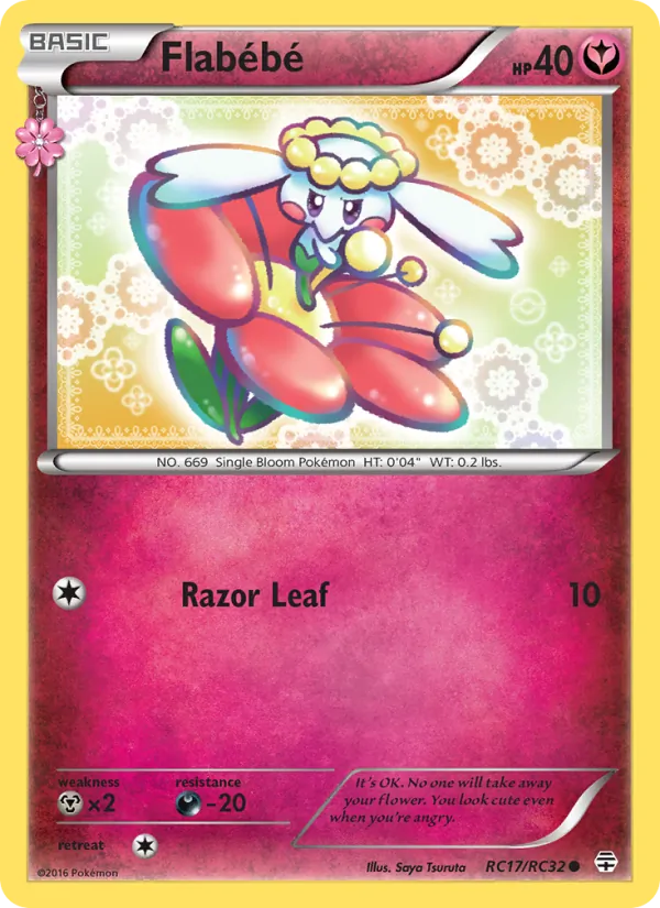 Kartu Flabébé dari Generations, nomor RC17/83