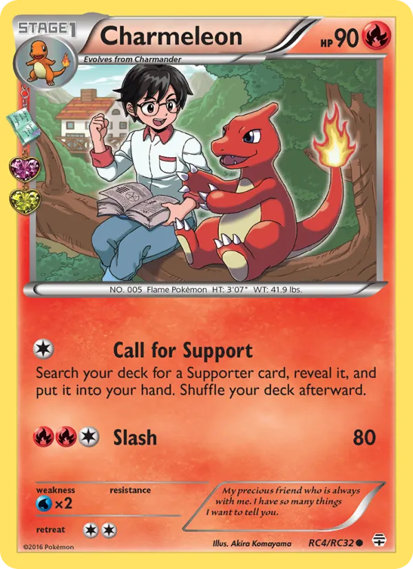 Charmeleon card from Generations, number RC4/83