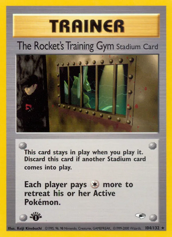The Rocket's Training Gym card from Gym Heroes, number 104/132