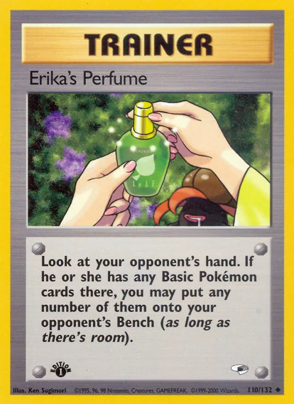 Erika's Perfume card from Gym Heroes, number 110/132