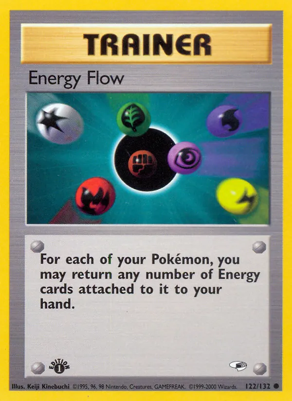 Energy Flow card from Gym Heroes, number 122/132