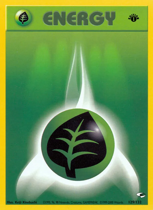 Grass Energy card from Gym Heroes, number 129/132
