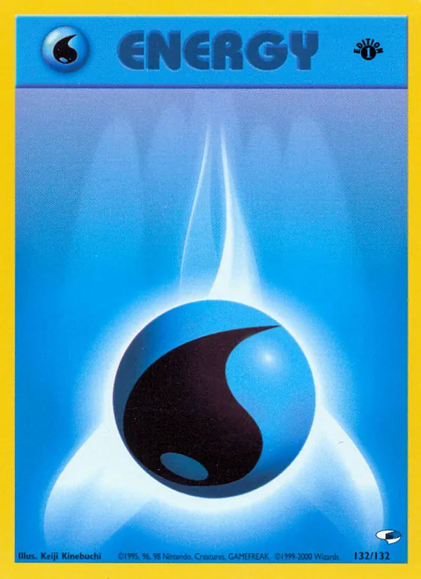 Water Energy card from Gym Heroes, number 132/132