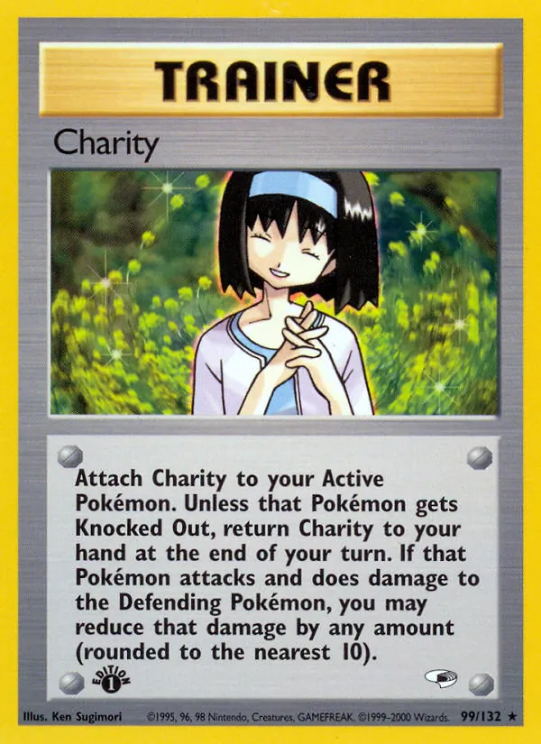 Charity card from Gym Heroes, number 99/132