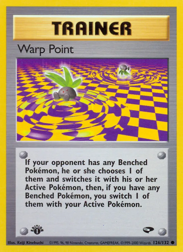 Warp Point card from Gym Challenge, number 126/132