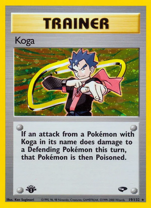Koga card from Gym Challenge, number 19/132