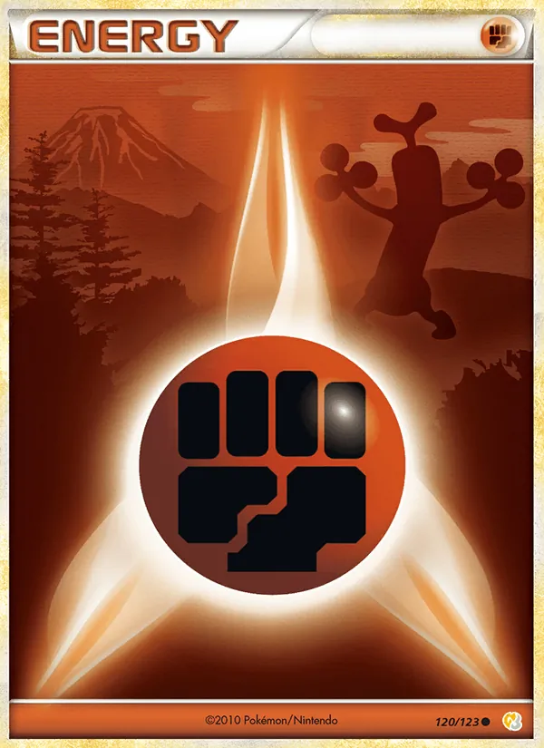 Fighting Energy card from HeartGold SoulSilver, number 120/123