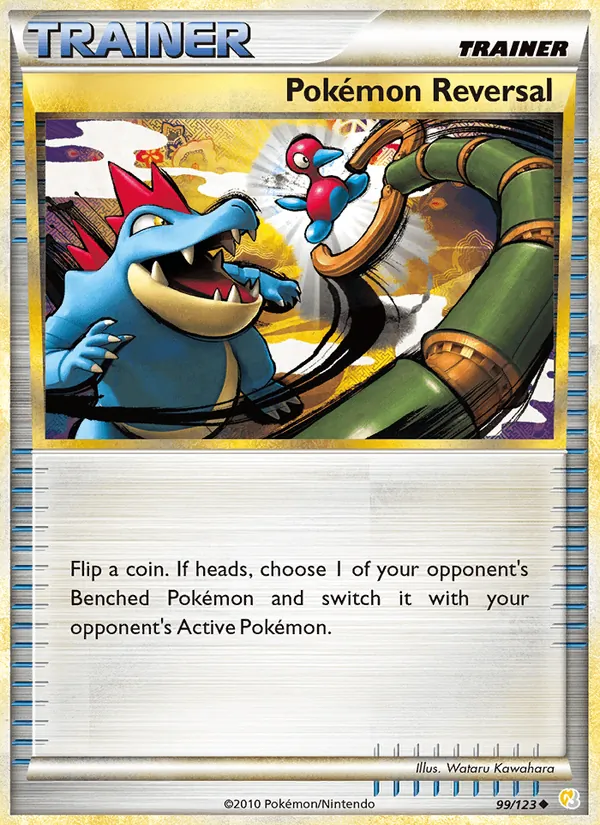 Kartu Pokémon Reversal dari HeartGold SoulSilver, nomor 99/123
