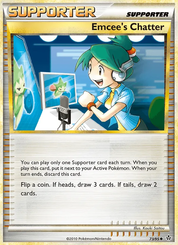Emcee's Chatter card from Unleashed, number 73/95