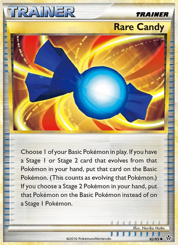 Rare Candy card from Unleashed, number 82/95