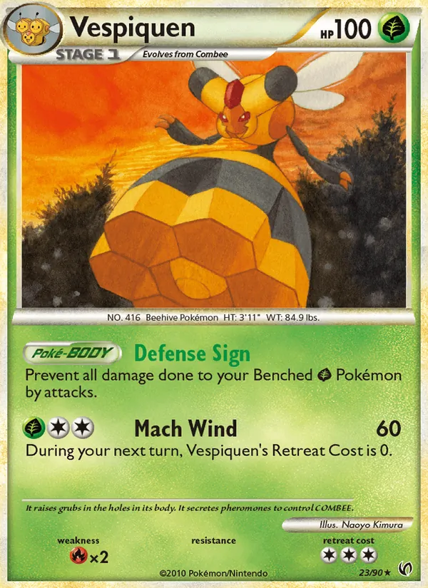 Vespiquen card from Undaunted, number 23/90