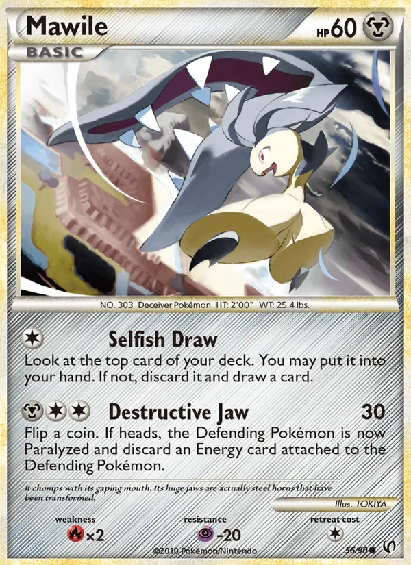 Mawile card from Undaunted, number 56/90