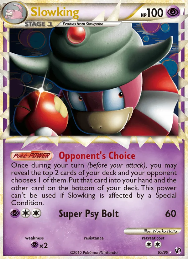 Slowking card from Undaunted, number 85/90