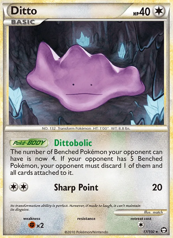Ditto card from Triumphant, number 17/102