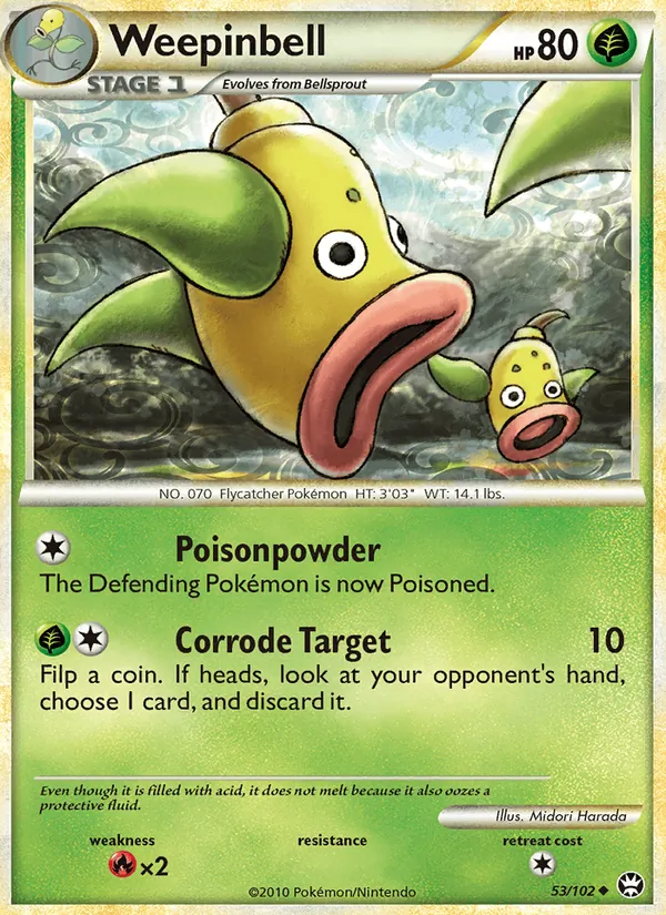 Weepinbell card from Triumphant, number 53/102