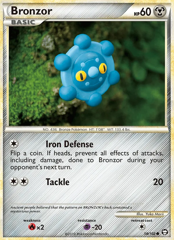 Bronzor card from Triumphant, number 58/102