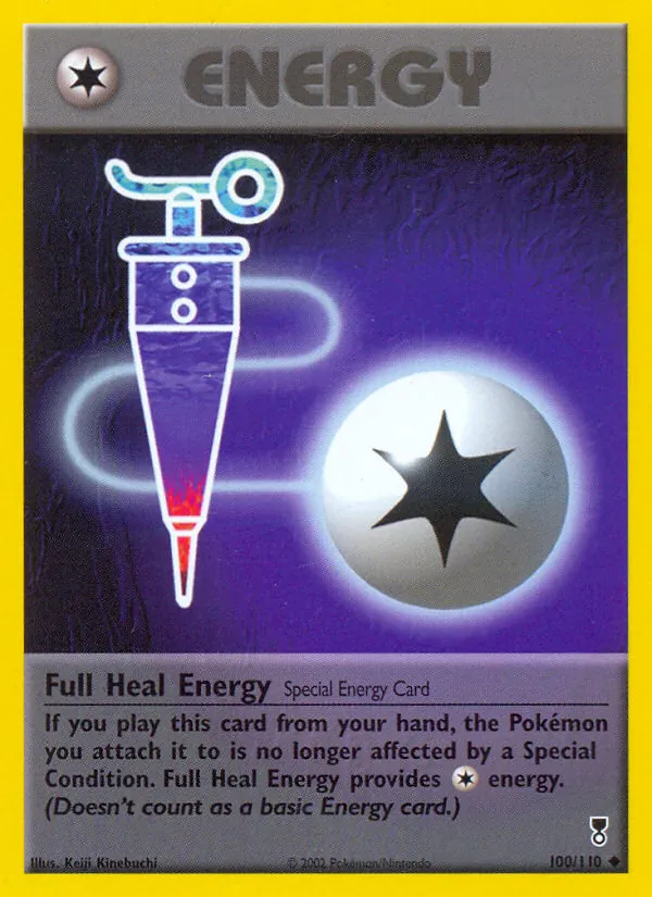 Full Heal Energy card from Legendary Collection, number 100/110