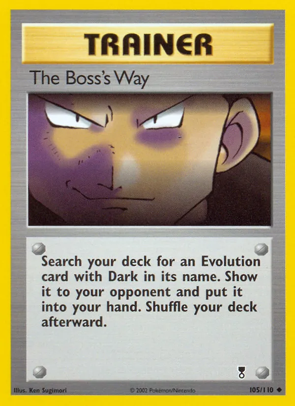 The Boss's Way card from Legendary Collection, number 105/110
