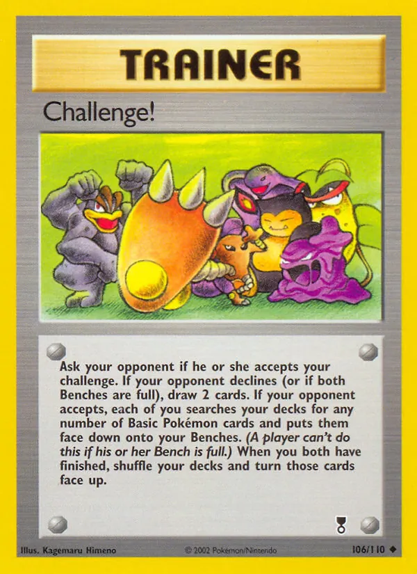 Challenge! card from Legendary Collection, number 106/110