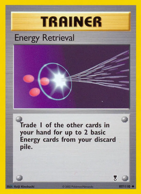 Energy Retrieval card from Legendary Collection, number 107/110