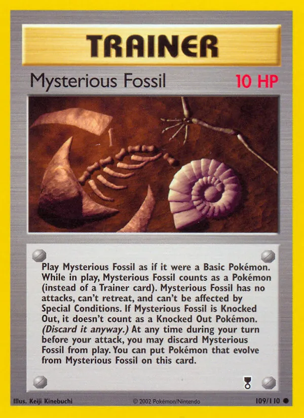 Mysterious Fossil card from Legendary Collection, number 109/110