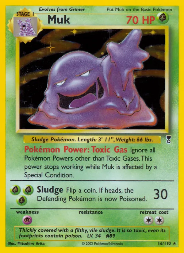 Muk card from Legendary Collection, number 16/110