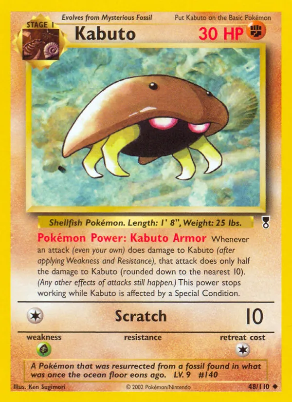 Kabuto card from Legendary Collection, number 48/110