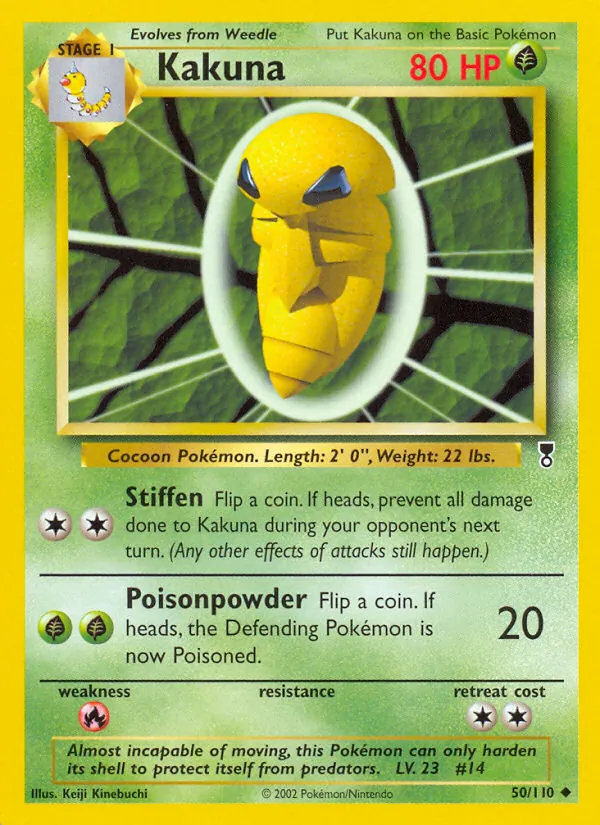 Kakuna card from Legendary Collection, number 50/110