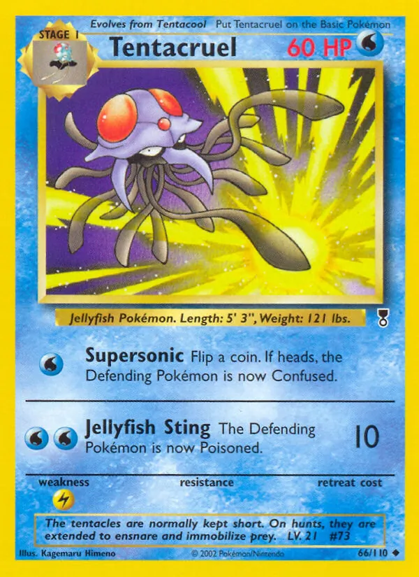 Tentacruel card from Legendary Collection, number 66/110