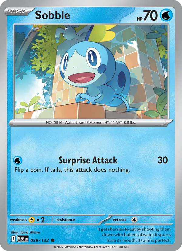 Kartu Sobble dari Mega Evolution, nomor 039/132