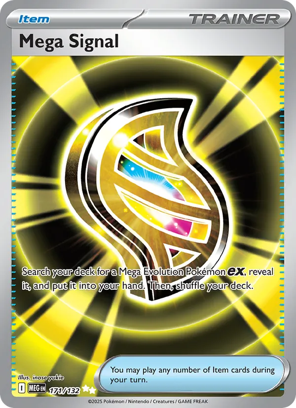 Kartu Mega Signal dari Mega Evolution, nomor 171/132
