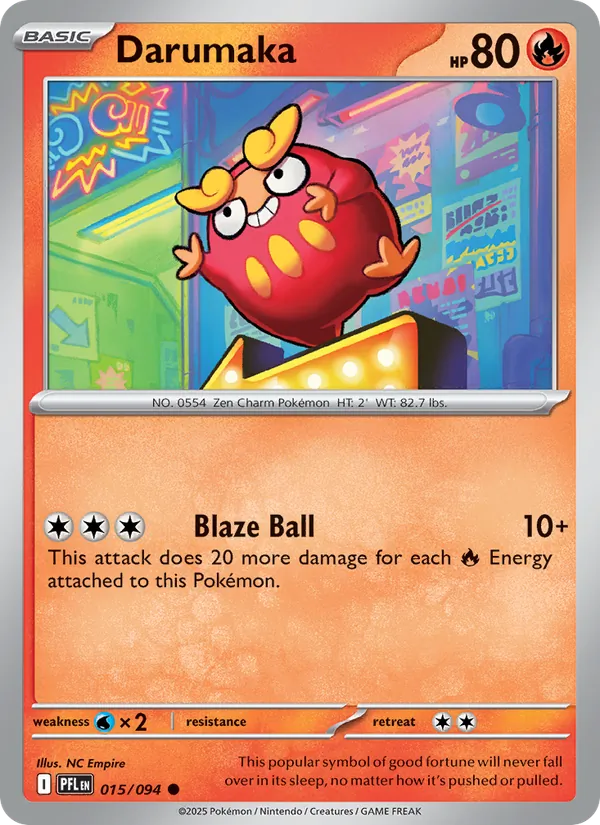 Kaart Darumaka uit Phantasmal Flames, nummer 015/94