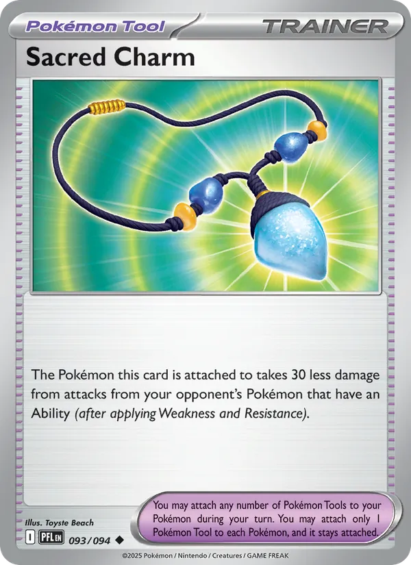 Kartu Sacred Charm dari Phantasmal Flames, nomor 093/94