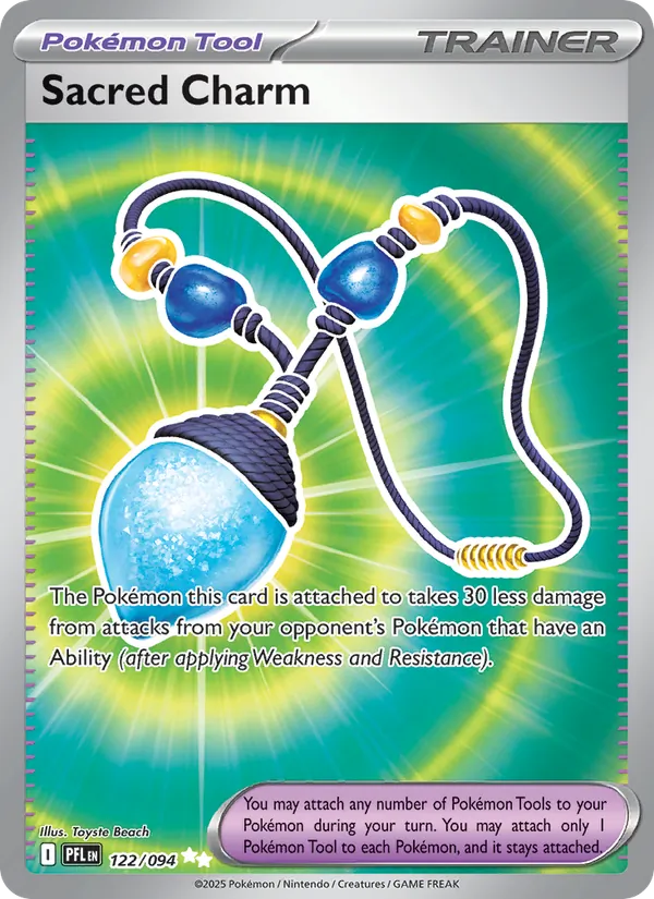 Kartu Sacred Charm dari Phantasmal Flames, nomor 122/94