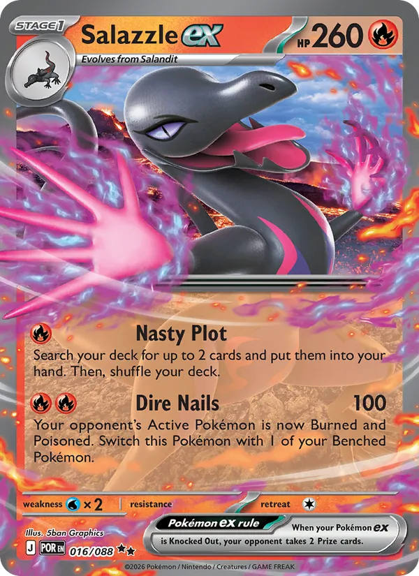 Kaart Salazzle ex uit Perfect Order, nummer 016/88