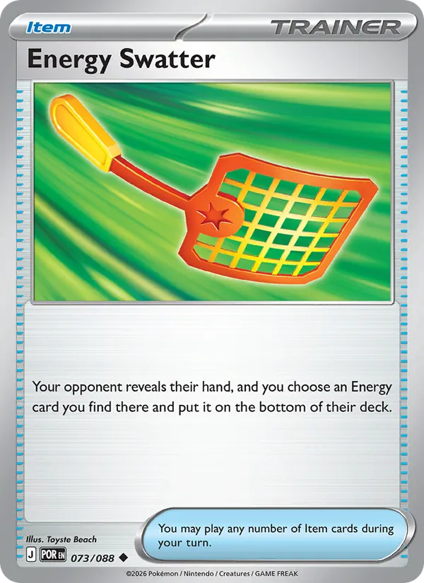Kartu Energy Swatter dari Perfect Order, nomor 073/88
