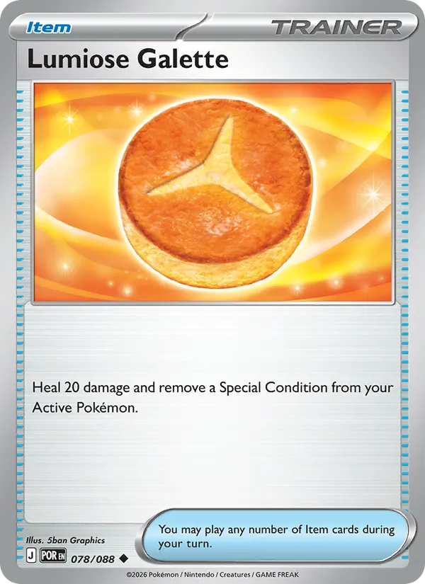 Kaart Lumiose Galette uit Perfect Order, nummer 078/88