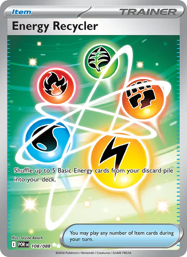 Kartu Energy Recycler dari Perfect Order, nomor 108/88
