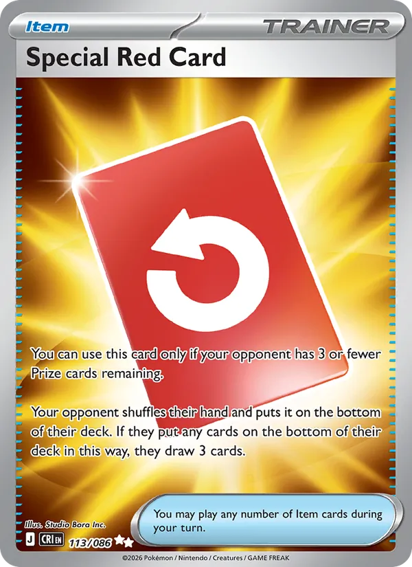 Special Red Card card from Chaos Rising, number 113/86