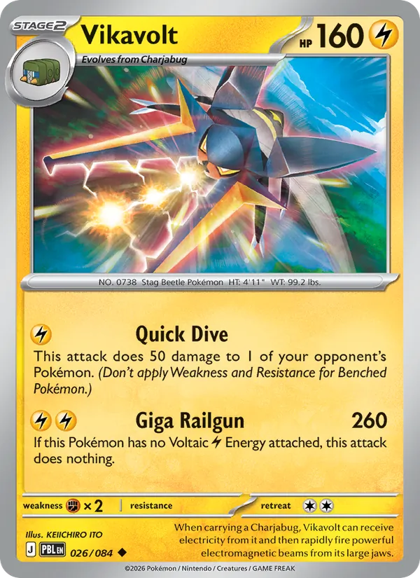 Vikavolt card from Pitch Black, number 026/84