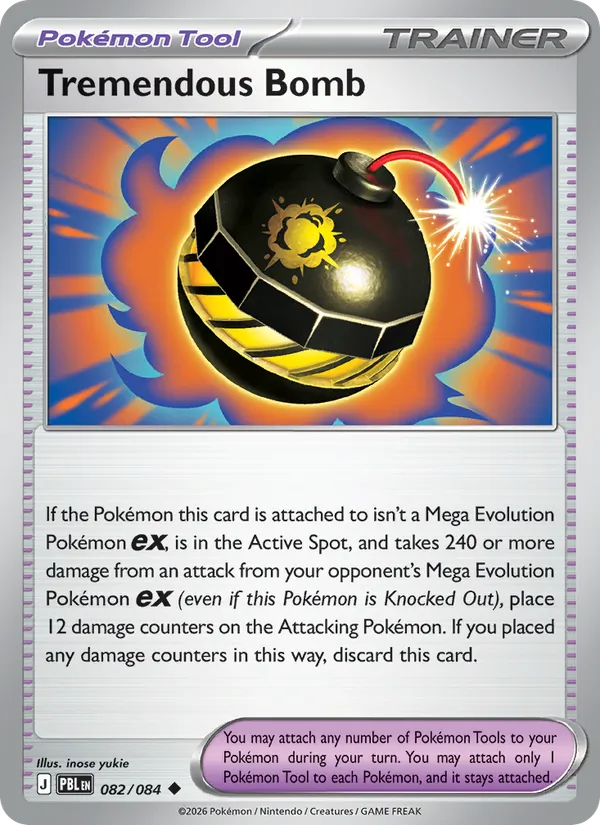 Tremendous Bomb card from Pitch Black, number 082/84
