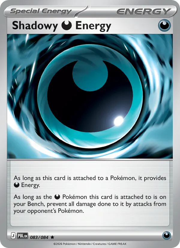 Shadowy Darkness Energy card from Pitch Black, number 083/84