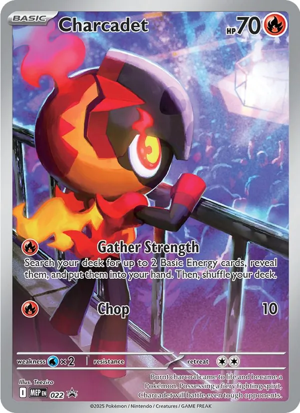 Charcadet card from MEP Black Star Promos, number 022
